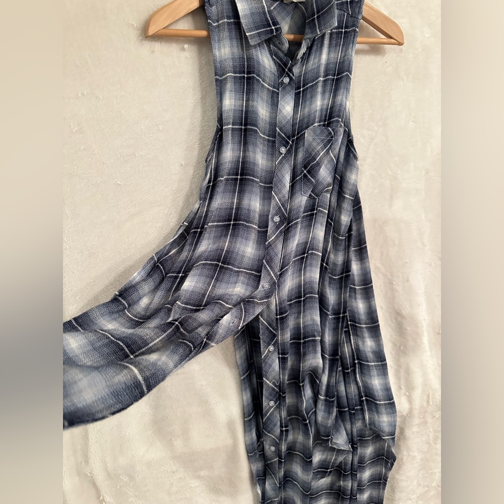 Long Flannel Top - Picture 3 of 5
